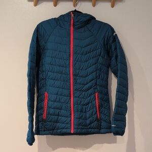 Columbia Small Blue And Pink Lightweight Puffer with Omni Heat Lining